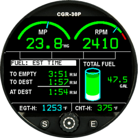 CGR-30P-6-Cyl-Fuel-Est-Time