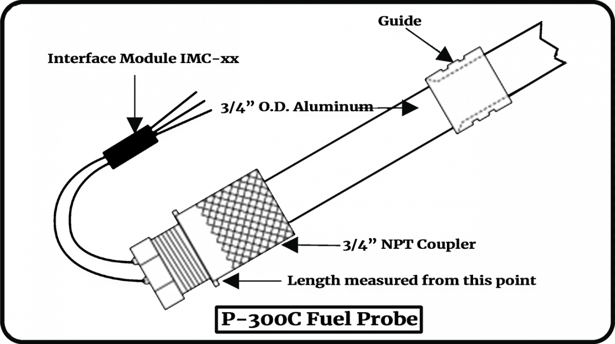 P300C Capacitive Fuel Level Probe Electronics International